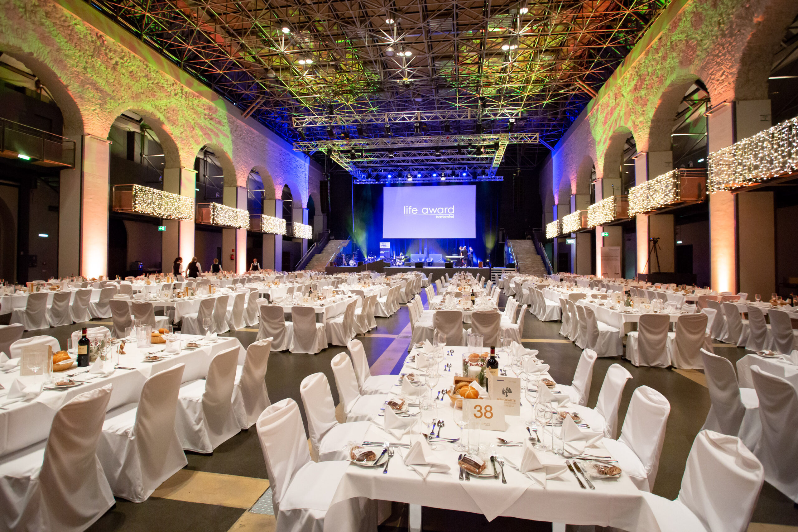 Life Award Gala Setup im Congress Innsbruck