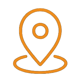 Zentrale Lage Icon